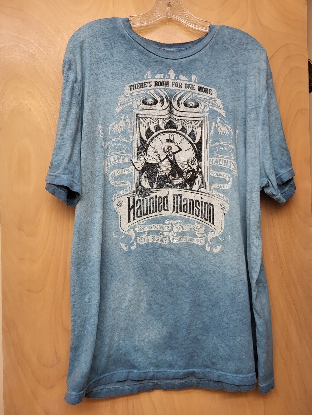 Haunted Mansion Blue Room For More Tee Shirt Sz L